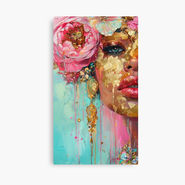 Item preview, Abstract - Pink & Gold series n°23077 designed and sold by em-aiart.