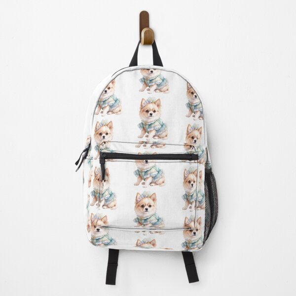 Item preview, Delicate Watercolor Dog in Retro Clothes designed and sold by Victoria Riabov.
