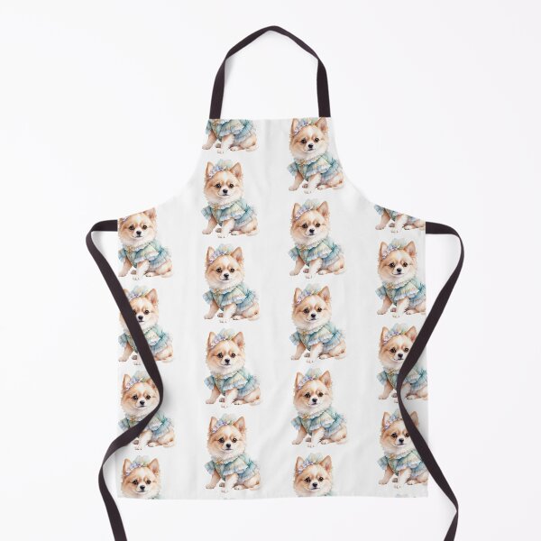 Item preview, Delicate Watercolor Dog in Retro Clothes designed and sold by Victoria Riabov.