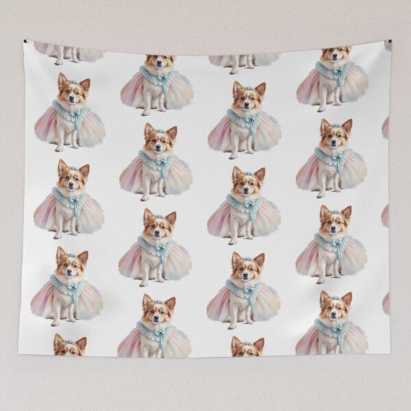 Item preview, Vibrant Watercolor Retro Dog designed and sold by Victoria Riabov.