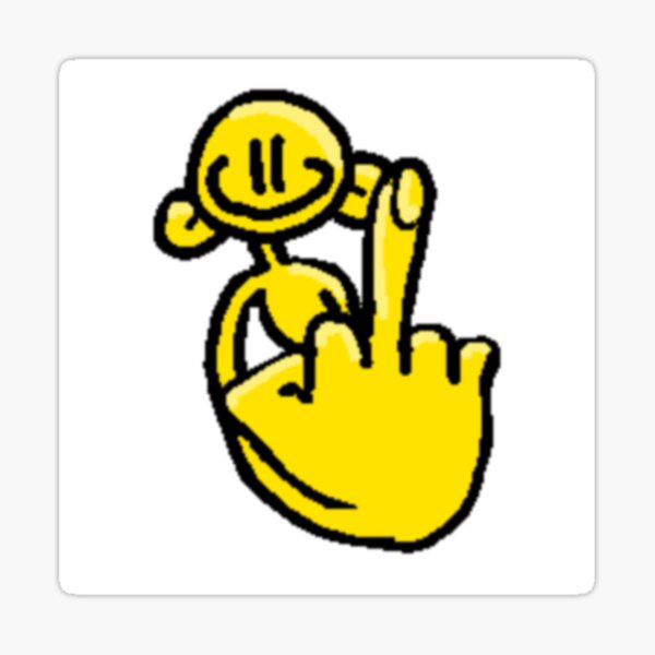 Artikel-Vorschau von Stinkefinger smileyman, designt und verkauft von helium-ox.