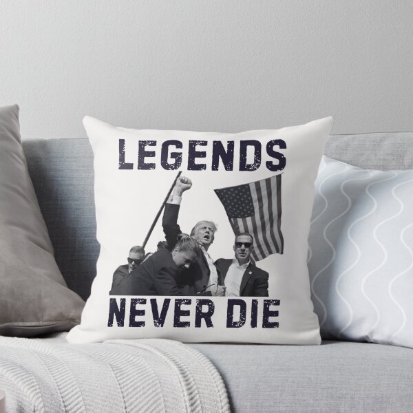 Item preview, Trump Survival 2024, Trump Legends Never Die Fight Trump Assassination Attempt Long Sleeve designed and sold by iam8lu3.