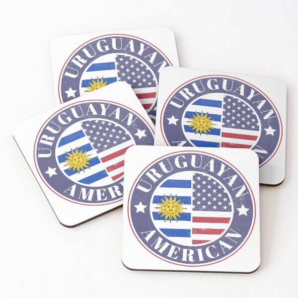 Artikelvorschau, Stolzes uruguayisch-amerikanisches Abzeichen - Uruguay-Flagge entworfen und verkauft von chrisrivait.