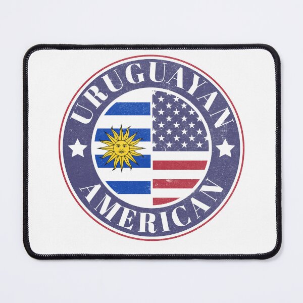 Item preview, Proud Uruguayan-American Badge - Uruguay Flag designed and sold by chrisrivait.