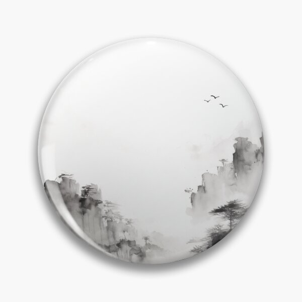 Item preview, Zen Elegance - Misty Mountains designed and sold by ChillinTurtles.