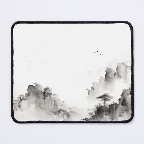 Item preview, Zen Elegance - Misty Mountains designed and sold by ChillinTurtles.