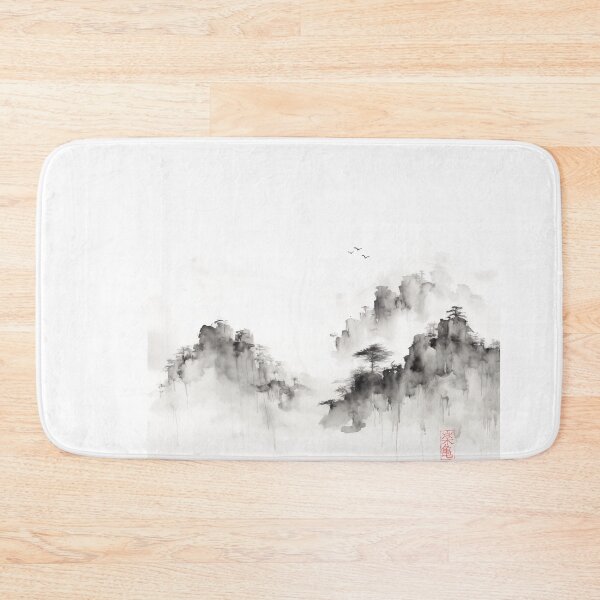 Item preview, Zen Elegance - Misty Mountains designed and sold by ChillinTurtles.
