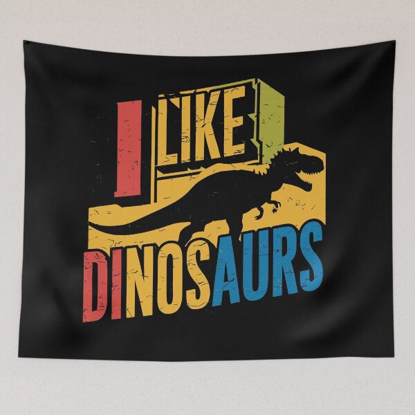 Item preview, I Like Dinosaurs Vintage Dino designed and sold by Quirky Shirts.