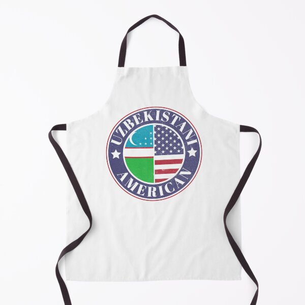 Item preview, Proud Uzbekistani-American Badge - Uzbekistan Flag designed and sold by chrisrivait.