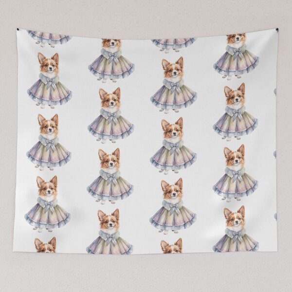 Item preview,  Watercolor Dog Serenity in Retro Style designed and sold by Victoria Riabov.