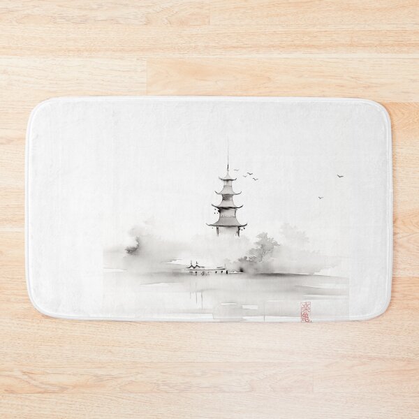 Item preview, Zen Elegance - Peaceful Temple designed and sold by ChillinTurtles.