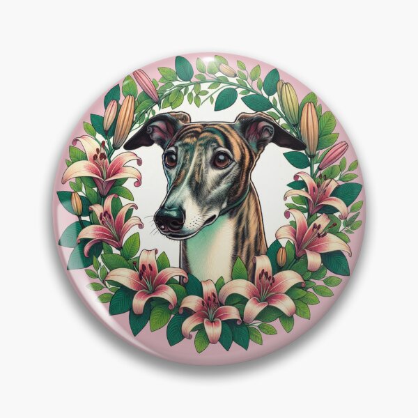 Item preview, Lily Brindle Greyhound designed and sold by FrictionMaxxing.