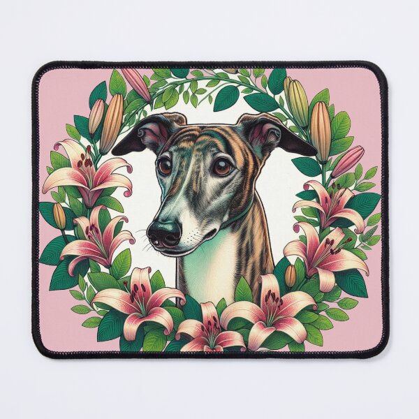 Item preview, Lily Brindle Greyhound designed and sold by FrictionMaxxing.