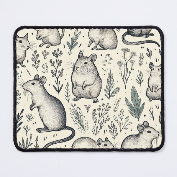 Item preview, Degu on the Lookout designed and sold by Furbulous Faces.