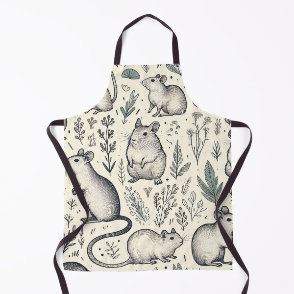 Item preview, Degu on the Lookout designed and sold by Furbulous Faces.
