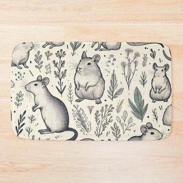 Item preview, Degu on the Lookout designed and sold by Furbulous Faces.