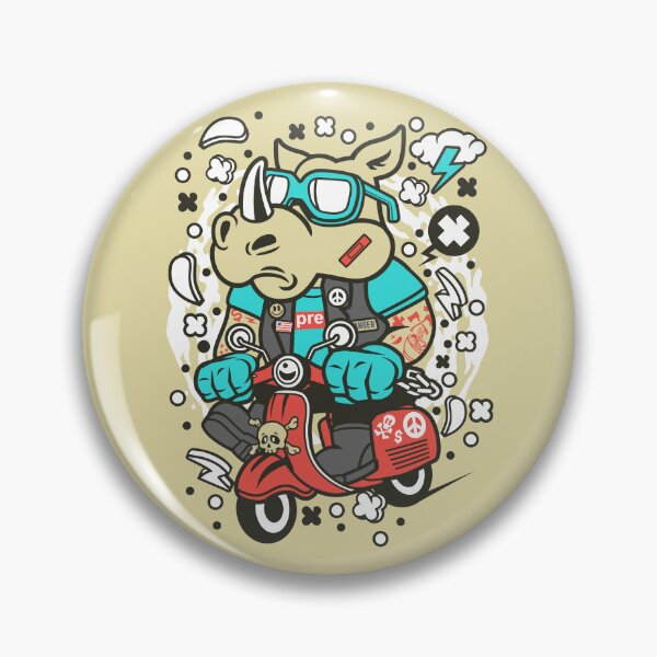 Item preview, rhino scooterist designed and sold by ManikRaja.