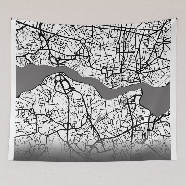Item preview, Custom Porto City Map Design designed and sold by hateeyes.