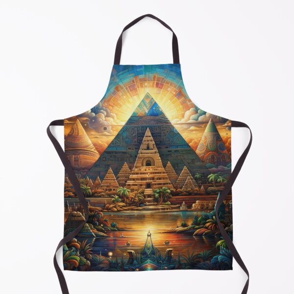 Item preview, Egyptian Pyramids in Mandala Depiction designed and sold by Shutter-Dragon.