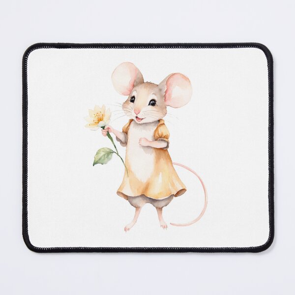 Item preview, Playful Watercolor Mouse designed and sold by Victoria Riabov.