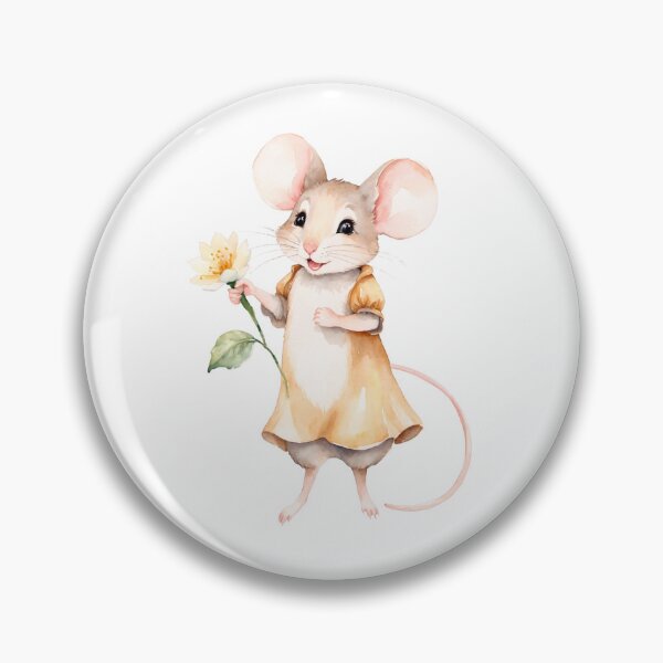 Item preview, Playful Watercolor Mouse designed and sold by Victoria Riabov.