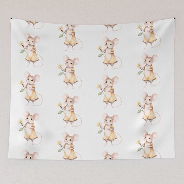 Item preview, Playful Watercolor Mouse designed and sold by Victoria Riabov.