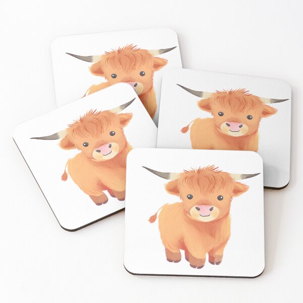 Item preview, baby highland cow designed and sold by ealynch.