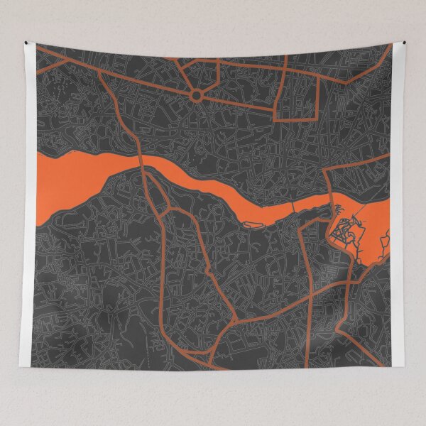 Item preview, Custom Porto City Map Design designed and sold by hateeyes.