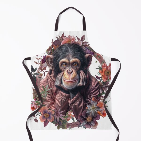 Item preview, Collage Wall Art T-shirt Design: Chimpanzee designed and sold by ForeverPrintsOK.