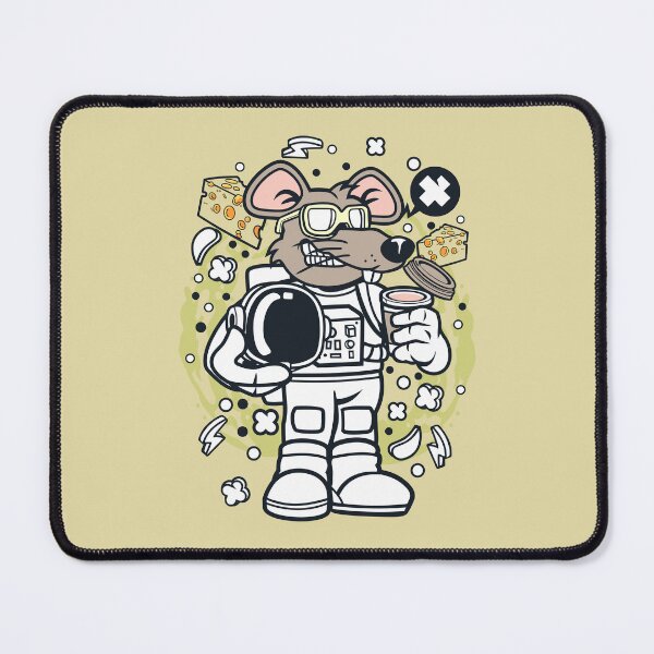 Item preview, rat astronaut designed and sold by ManikRaja.