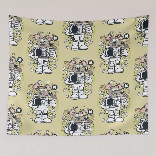 Item preview, rat astronaut designed and sold by ManikRaja.