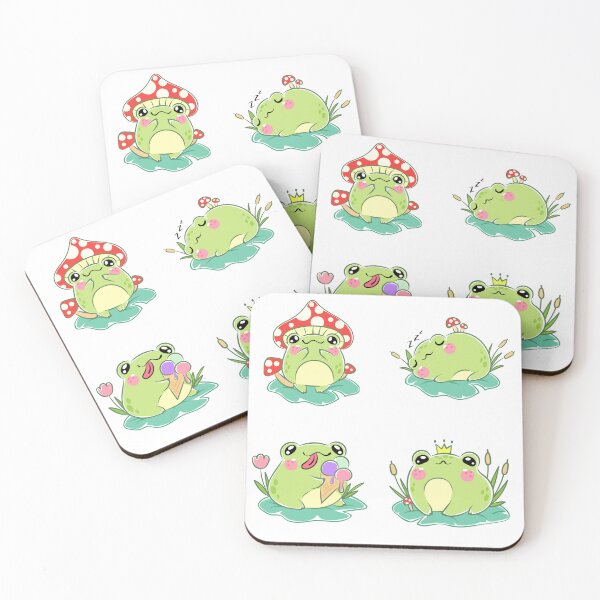 Item preview, 4 cute frogs designed and sold by Spirit and Style.
