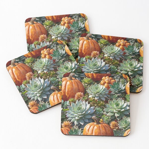 Item preview, Elegant Thanksgiving Clipart, Succulent-Trimmed Faux Pumpkin, 4K Watercolor designed and sold by santyj.