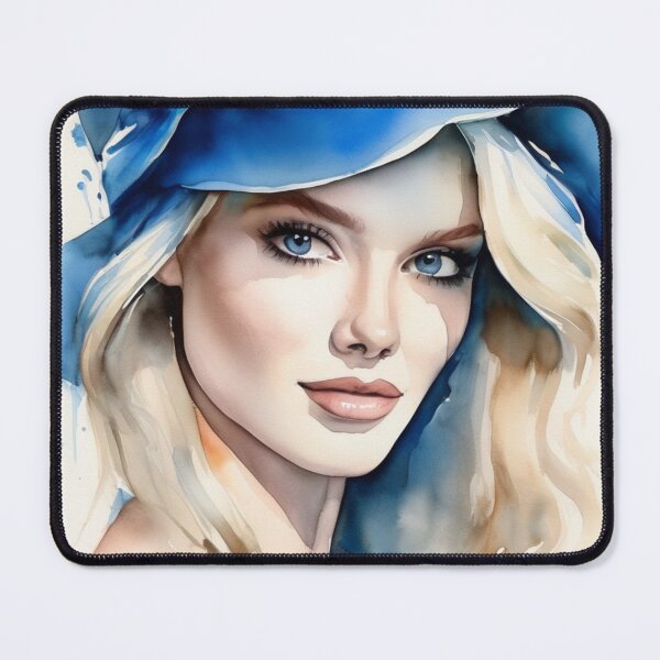 Item preview, Silhouette in Sapphire: A Study in Watercolor designed and sold by KilianSzmid.