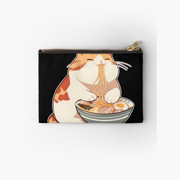 Item preview,  Cat eats ramen v.2 designed and sold by FamousArtDesign.