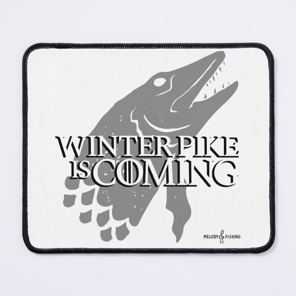Item preview, Winter Pike Is Coming - Game of Fishing Thrones (black) designed and sold by AngelnmitStil.