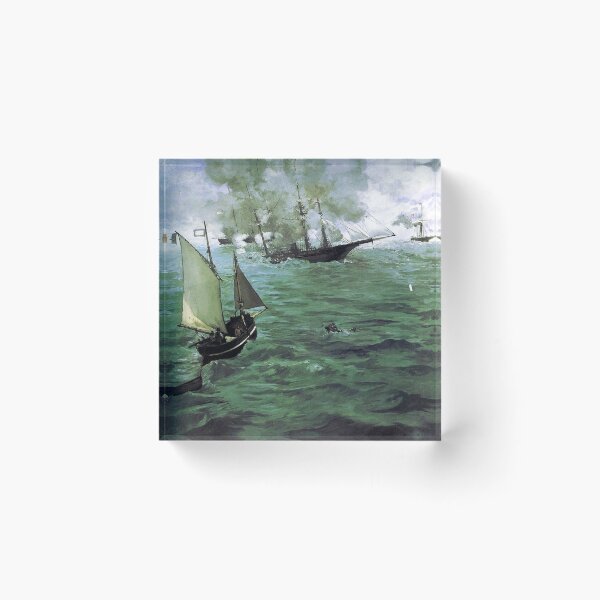Item preview, The Battle of the Kearsarge and the Alabama by Édouard Manet designed and sold by romeobravado.