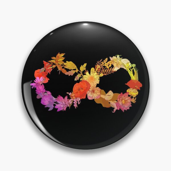 Item preview, Autism Infinity Symbol Wildflowers Floral Neurodiversity designed and sold by Dressed For  Duty.