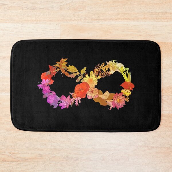 Item preview, Autism Infinity Symbol Wildflowers Floral Neurodiversity designed and sold by Dressed For  Duty.