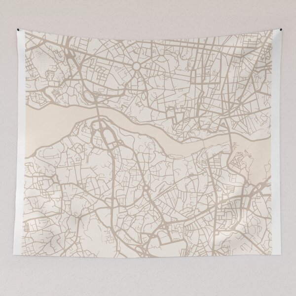Item preview, Custom Porto City Map Design designed and sold by hateeyes.
