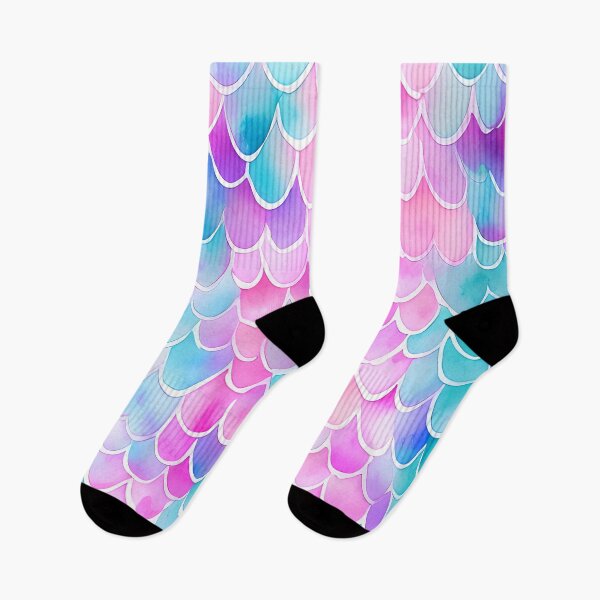 Item preview, Abstract Pink Pastel Blue Lavender Mermaid Scales for Whimsical Eclectic Tropical Decor designed and sold by kathrynchill.