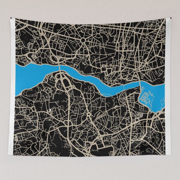 Item preview, Custom Porto City Map Design designed and sold by hateeyes.