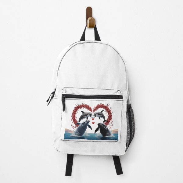 Item preview, 2027_1 Adorable Dolphins and Whales with a heart designed and sold by Magic3D.