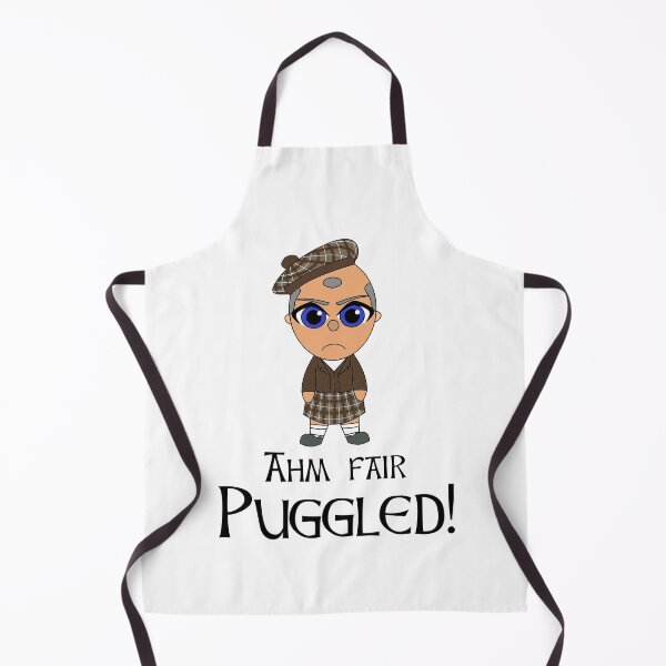 Item preview, Ahm Fair Puggled Scottish Doric phrase with cute Scot designed and sold by KyttsyKrafts.