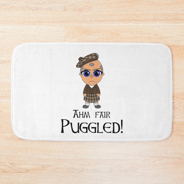 Item preview, Ahm Fair Puggled Scottish Doric phrase with cute Scot designed and sold by KyttsyKrafts.
