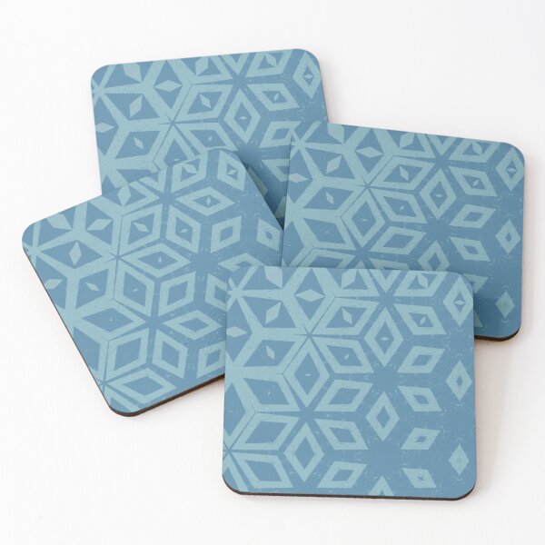Item preview, Patrón azul frío 4 designed and sold by JashJhaveri.
