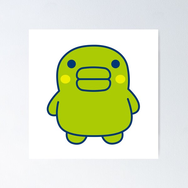 Kawaii Sea Animals Set Poster