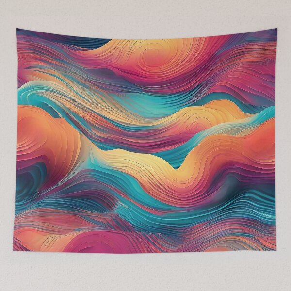 Item preview, Radiant Wavescape designed and sold by Thai Vibe Studio.