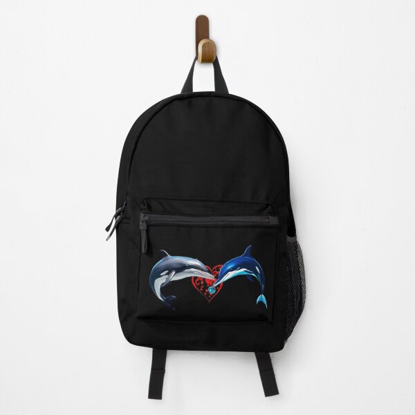Item preview, 2028 Two adorable dolphins and a heart designed and sold by Magic3D.