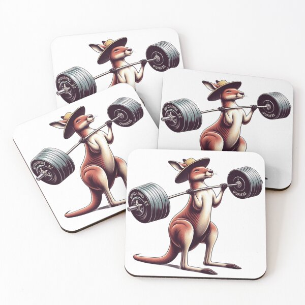 Item preview, Kangaroo lifting weights designed and sold by Areef2545.